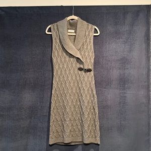 Calvin Klein sweater dress.